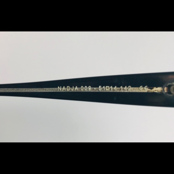 Lafont Eyeglass Frame Nadja 009 Black Rhinestones - Picture 5 of 6